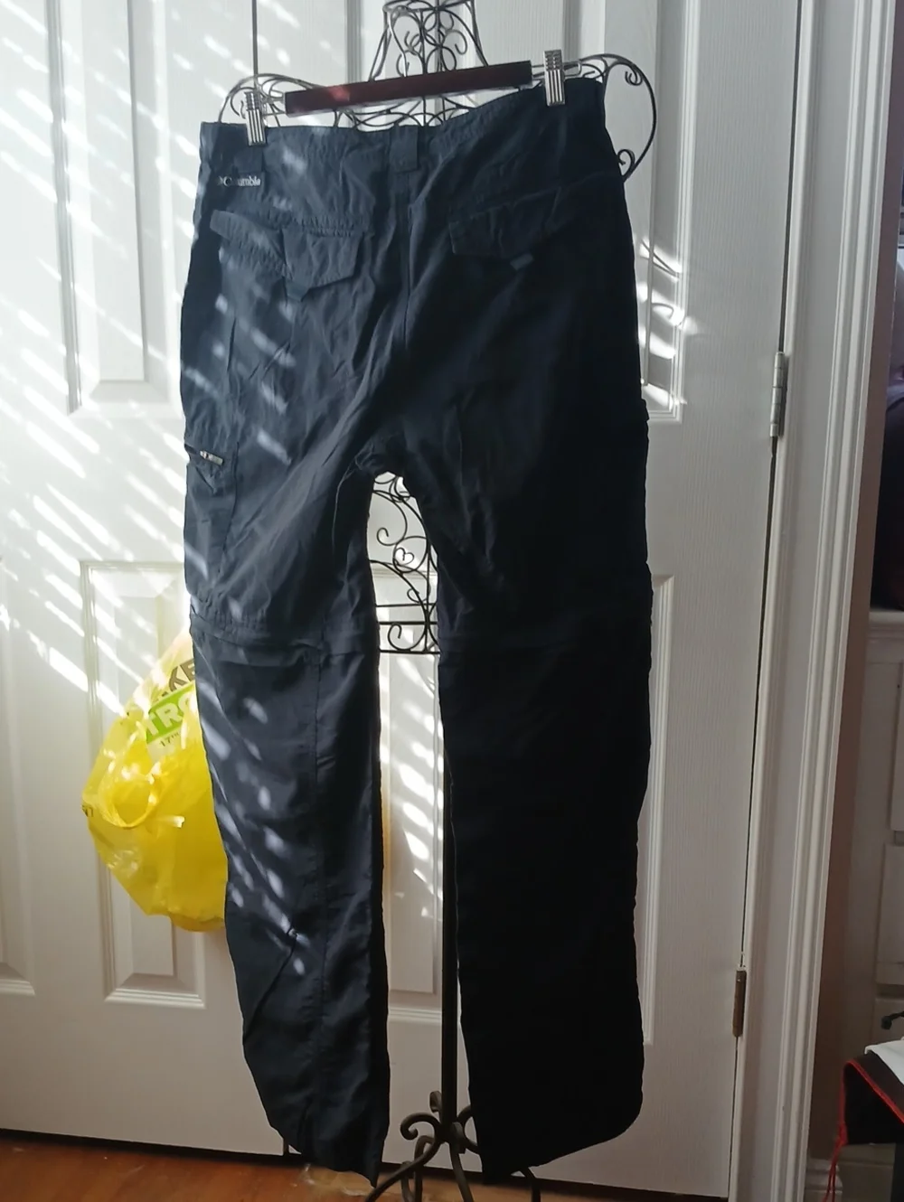 Columbia Men's Black Cargo Zip-Off Outdoor Pants